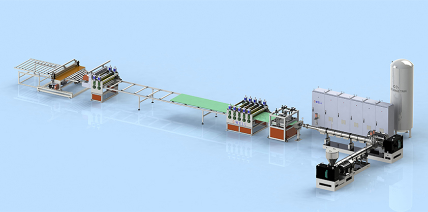 XPS二氧化碳發(fā)泡板生產(chǎn)線